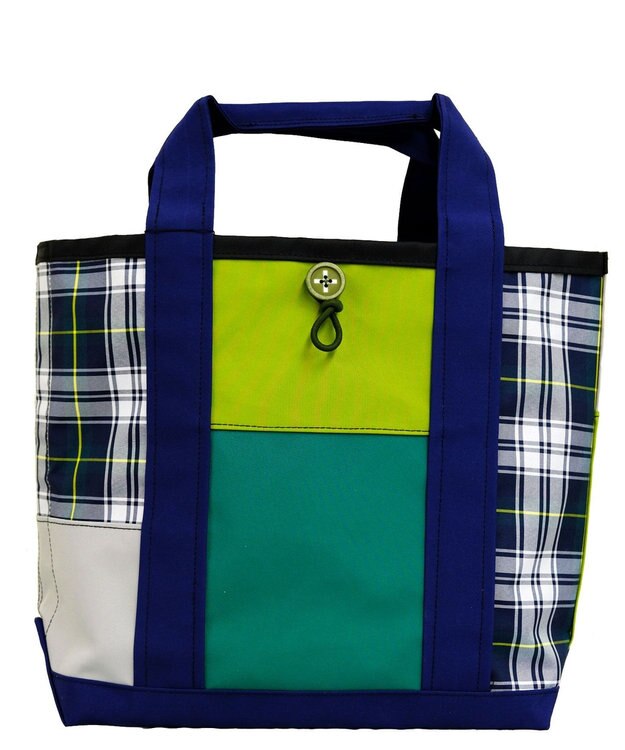 +RING 傘生地を使用した撥水トートバッグ M GRN SR411 緑