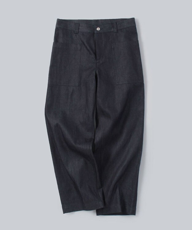 WHITE MAILS 【UNISEX】 SELVEDGE DENIM WIDE デニムパンツ コン