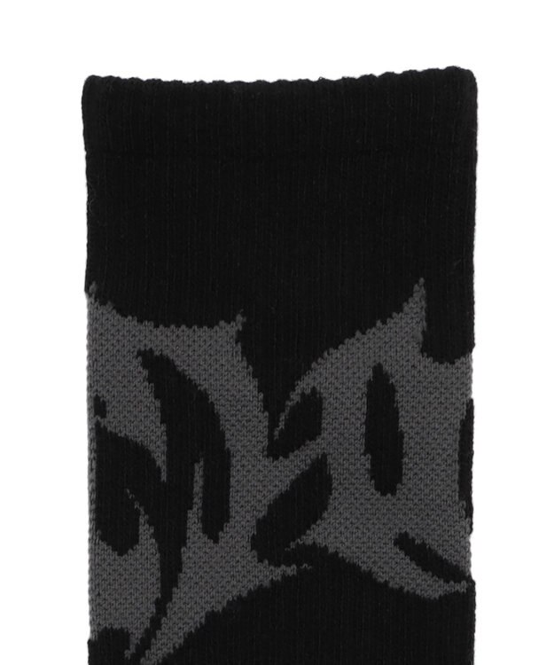 WEGO トライバルロゴソックス（R） ブラック