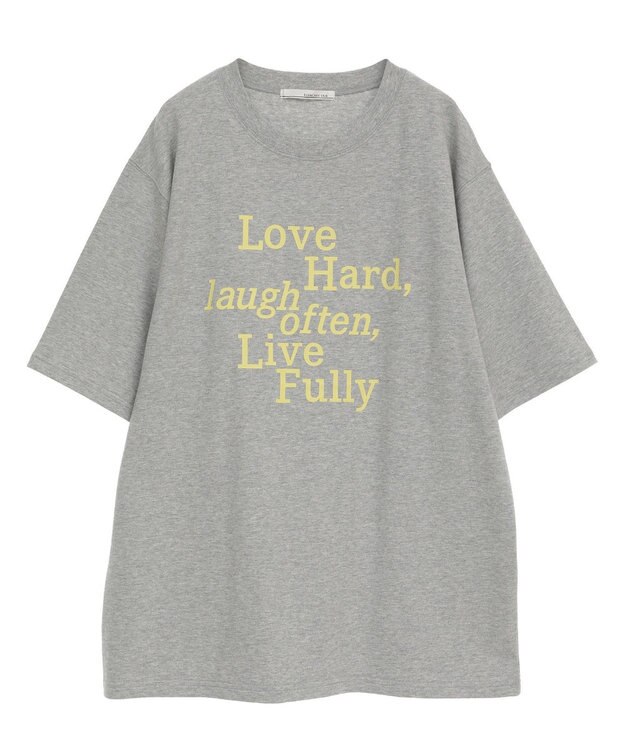 Green Parks ・ＥＬＥＮＣＡＲＥ　ＤＵＥ　ロゴｐｔ　６分袖ＴＥＥ Gray Mixture