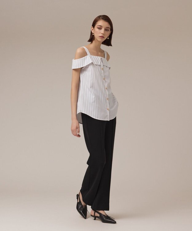 GRACE CONTINENTAL シャツキャミソール ホワイト