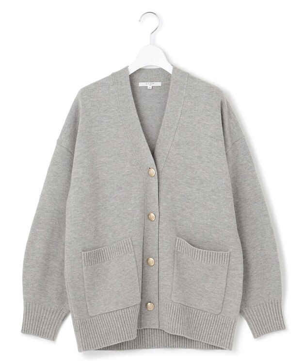 23区 S 【SLOW/一部店舗限定】ハイバルコットンブレンド カーディガン ライトグレー系