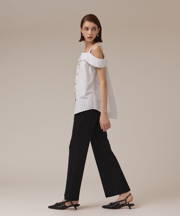 GRACE CONTINENTAL シャツキャミソール ホワイト