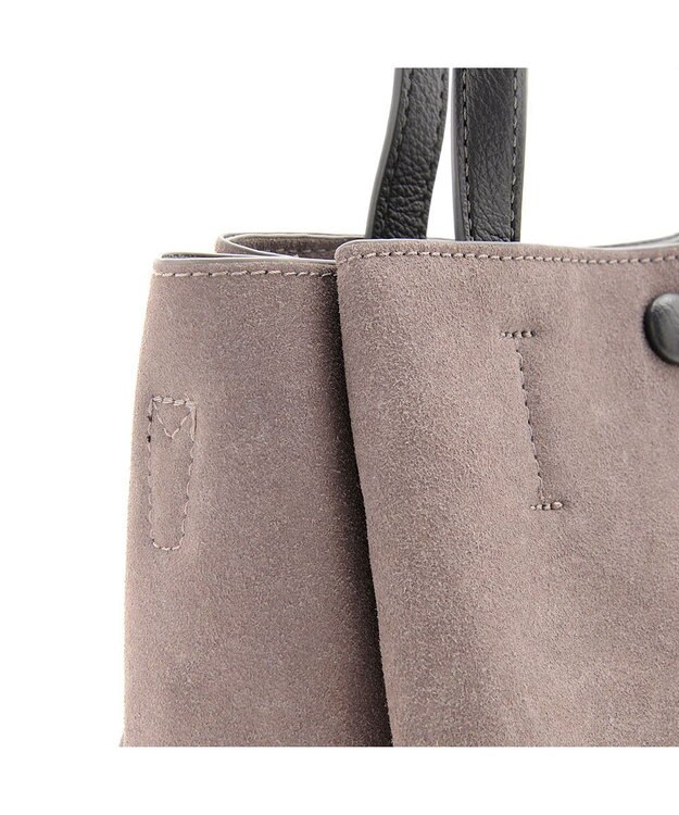 MioFIRANO スエードミディハンドバッグ＆ショルダーバッグセット 2WAY　FIRANO フィラノ GRAY