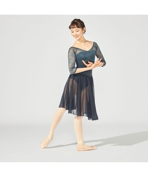 Chacott スカート ボトルグリーン