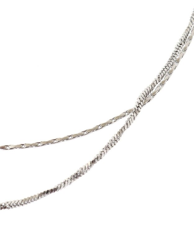 Green Parks ・ＨＡＬＦ　ＴＩＭＥ　サージカルレイヤードネックレス Silver