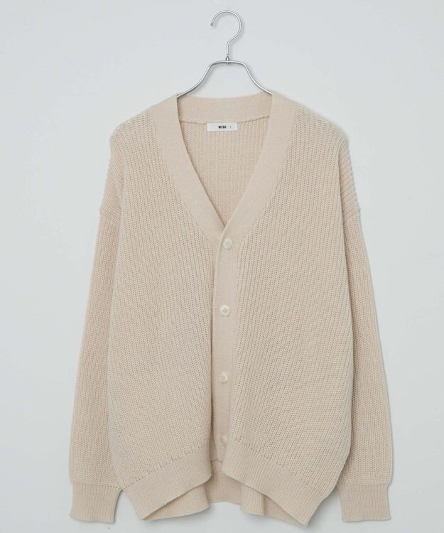 WEGO オーバーフィットカーディガン ホワイト