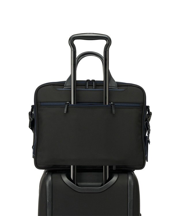 TUMI TUMI ALPHA (アルファ) ミディアム・15インチ・エクスパンダブル・ブリーフケース ブラック/ネイビー
