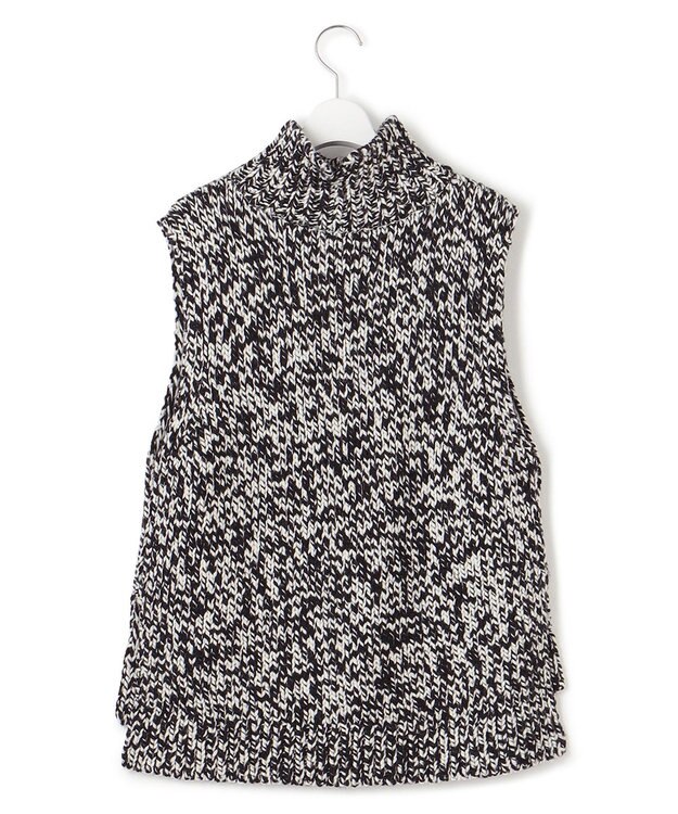 23区 ビッグムリネ ニットベスト モノトーン