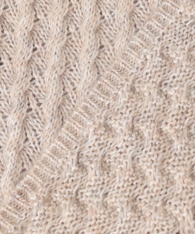 JOSEPH ファジーケーブル　ハイネックニット Khaki