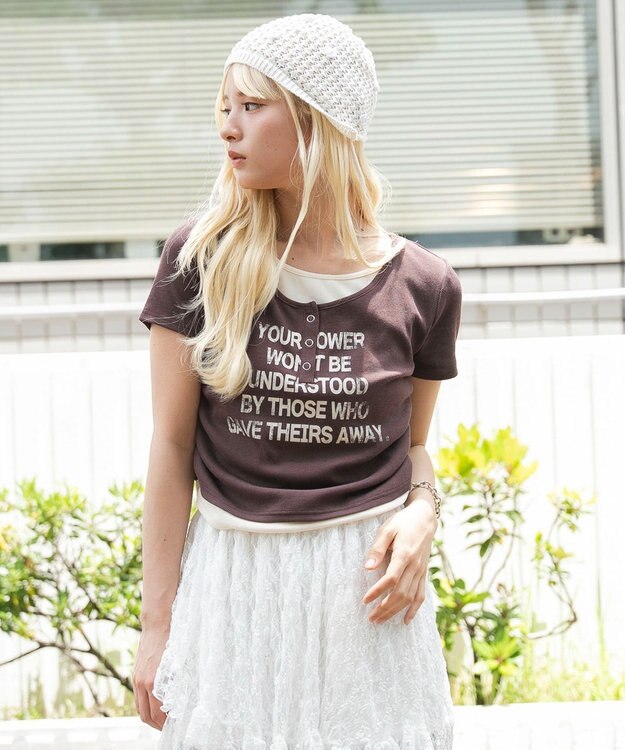 WEGO レイヤードグラフィックT 柄5