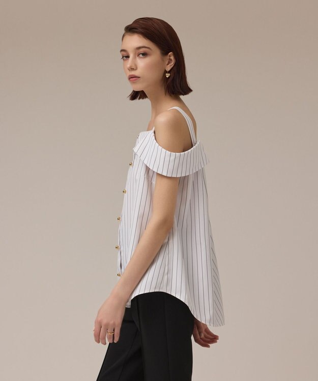 GRACE CONTINENTAL シャツキャミソール ホワイト