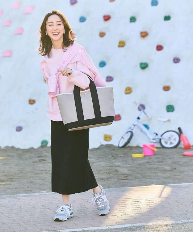 TOPKAPI 【Breath TOPKAPI】SCOTCH GRAIN スコッチグレイン ネオレザー A4トートバッグ グレージュ