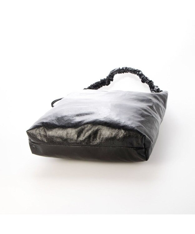 UNBILLION カシュカシュ cachecache / メタリックシャーリングポケッタブルトート ブラック