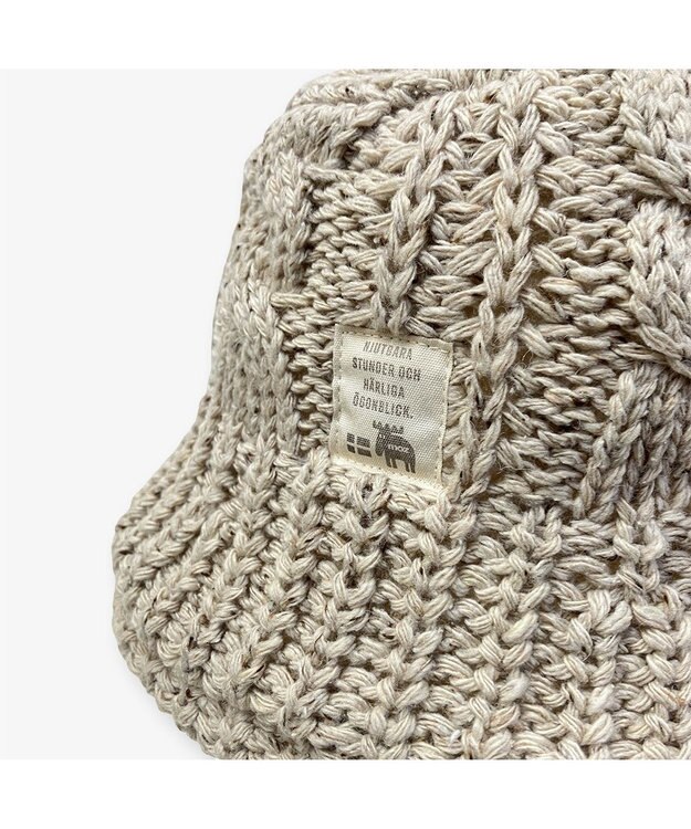 林八百吉商店 moz ニットバケットハット ベージュ