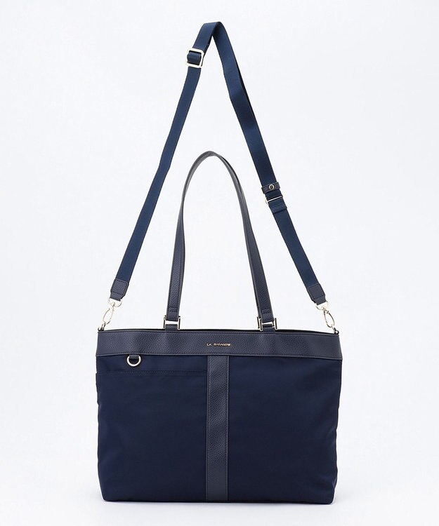 LA BAGAGERIE コンビ2WAYトートバッグ MEDIUM ネイビー