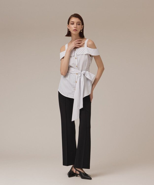 GRACE CONTINENTAL シャツキャミソール ホワイト