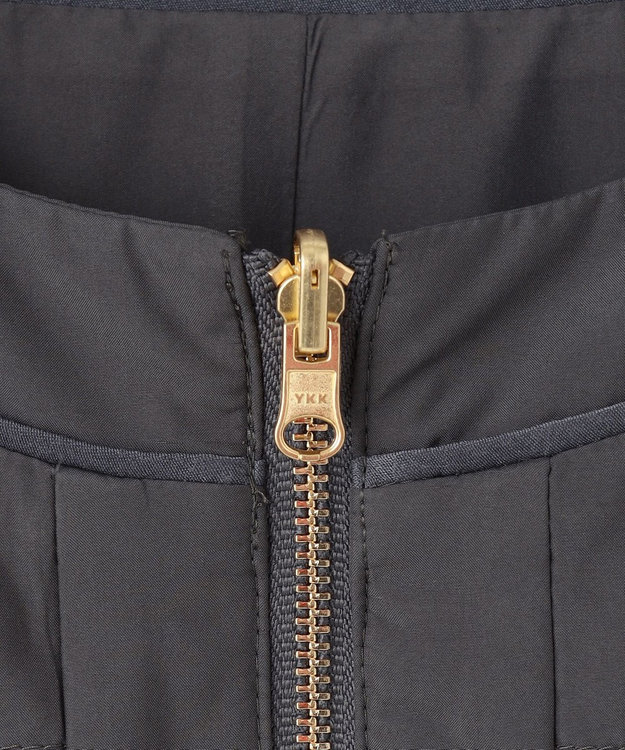 自由区 【カタログ掲載】ライトダウンリバーシブルノーカラー ジャケット スレート