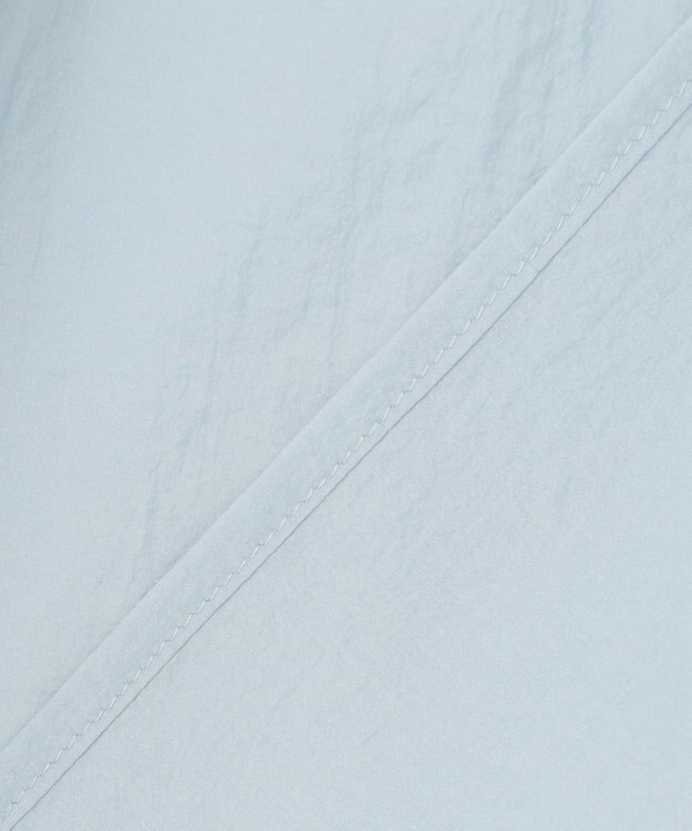 uncrave 【撥水・洗濯機洗い可】シアープルーフナイロン シャツブラウス（uncrave STANDARD） サックス