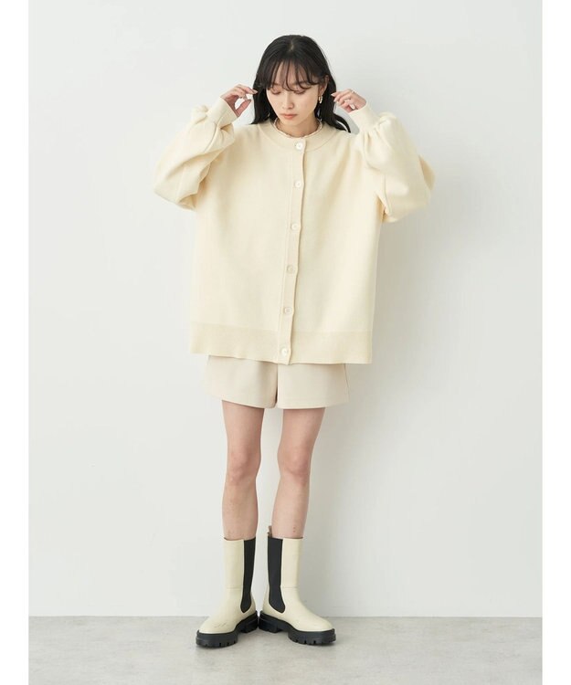 earth music&ecology カットツイルショートパンツ Light Beige