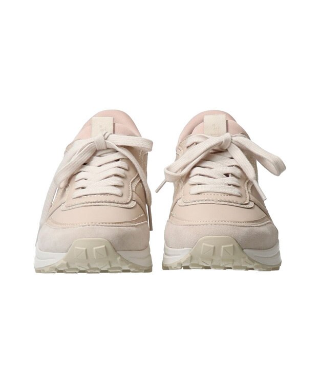 INTER-CHAUSSURES 【BUSSOLA】撥水スリッポンスニーカー​ ベージュコンビ