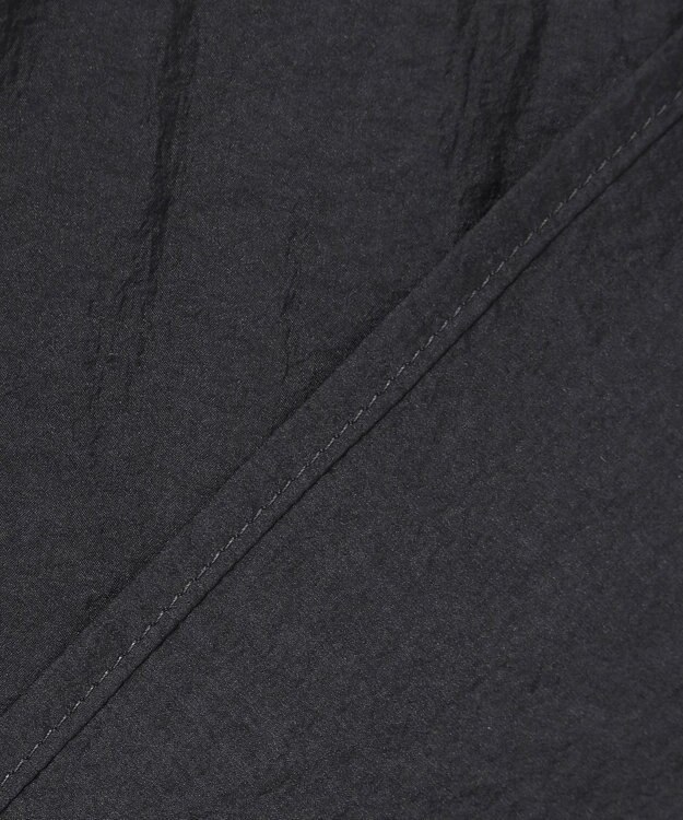 uncrave 【撥水・洗濯機洗い可】シアープルーフナイロン シャツブラウス（uncrave STANDARD） ブラック