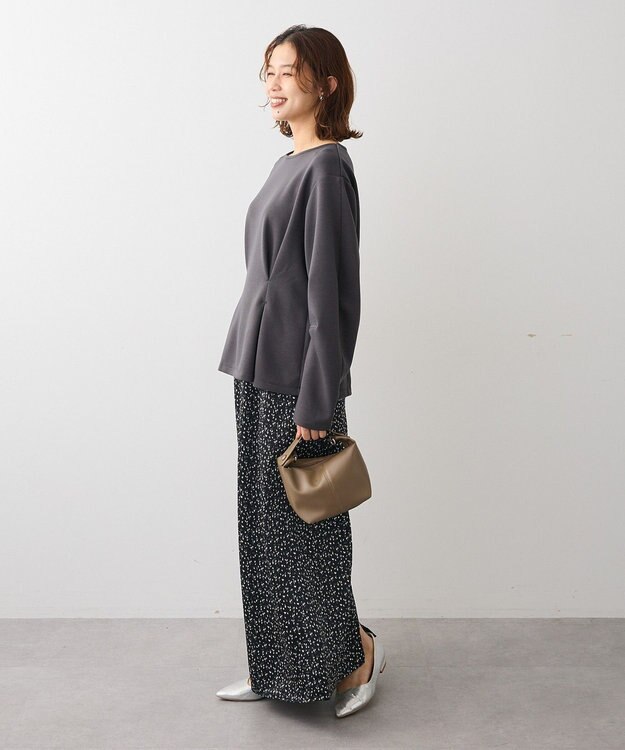 Green Parks ・ＳＵＧＡＲ　ＳＰＯＯＮ　フォルムスリーブプルオーバ Charcoal Gray