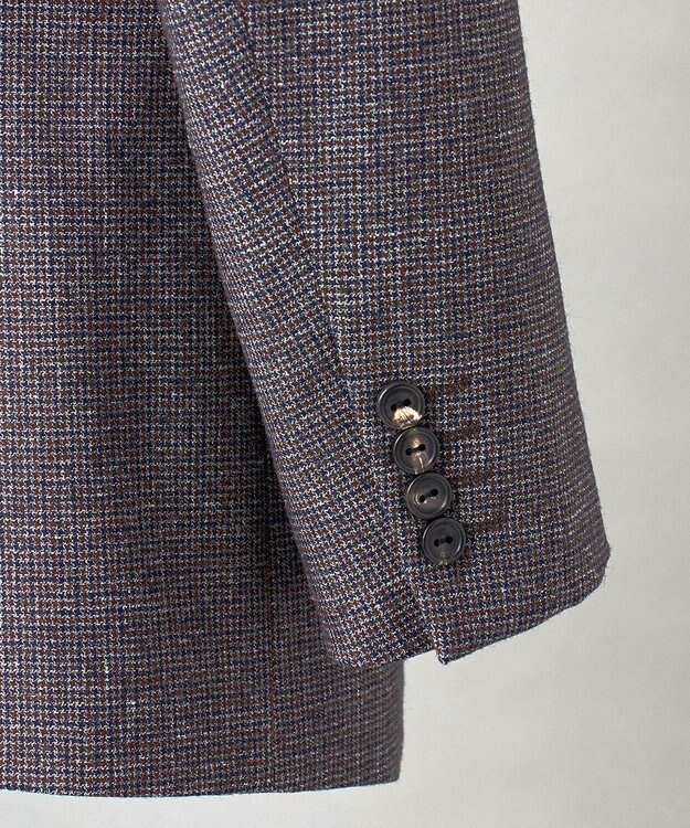 GOTAIRIKU 【CANONICO/カノニコ】 ヴィンテージ サキソニー3ピーススーツ （ブラウンミックス） ダークブラウン系8