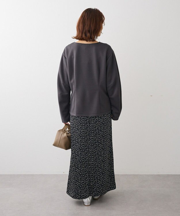 Green Parks ・ＳＵＧＡＲ　ＳＰＯＯＮ　フォルムスリーブプルオーバ Charcoal Gray