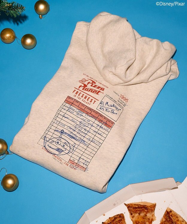 AMERICAN HOLIC 【PIZZA PLANET】フーディースウェット Oatmeal