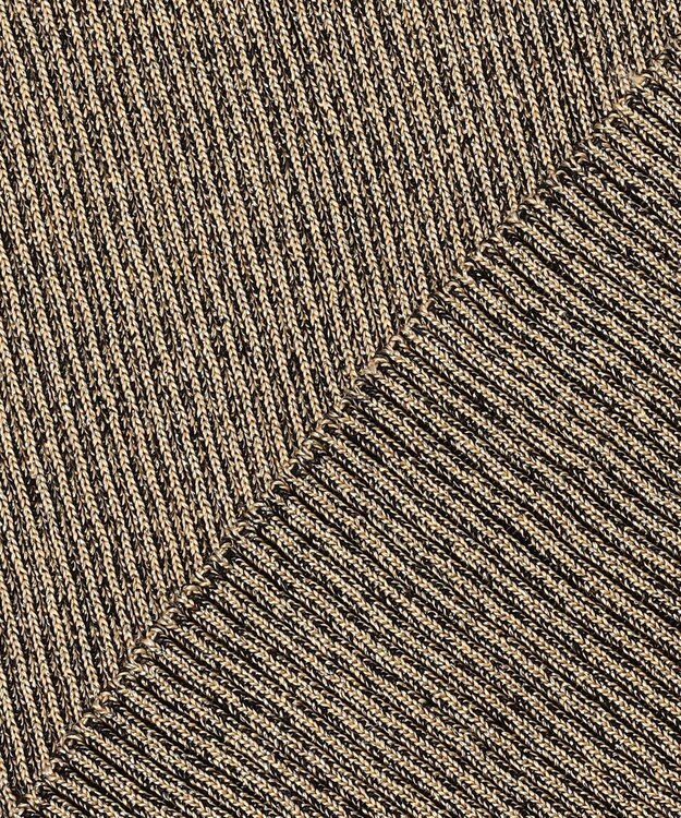 uncrave ラメニット タートルトップス シャンパンゴールド