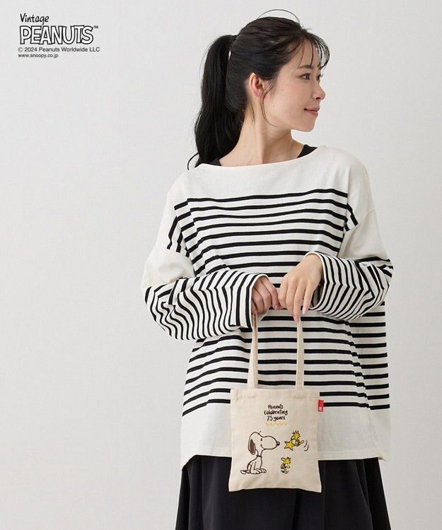 ROOTOTE 8401【スヌーピー】IP.ベビールー.ピーナッツ-9L 04：アイボリー