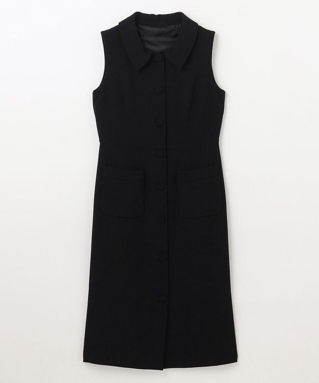 GRACE CONTINENTAL シアスリーブレイヤードレス ブラック