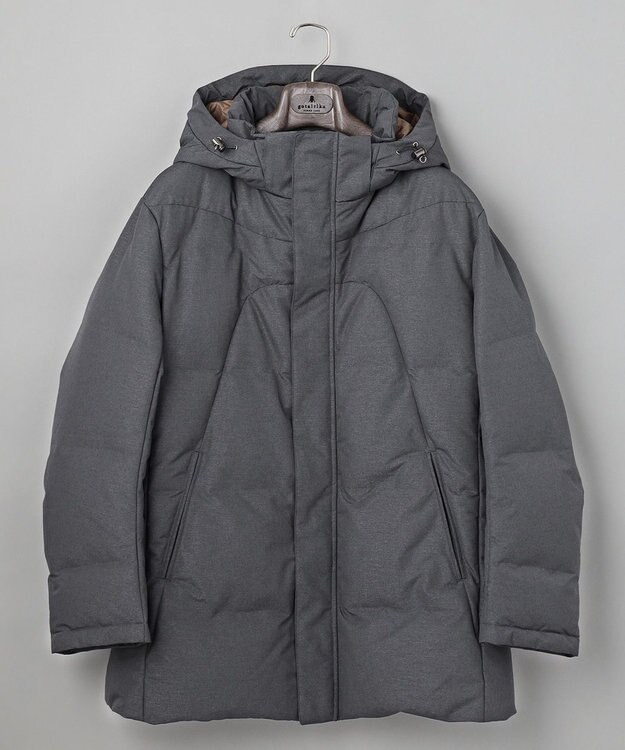 GOTAIRIKU 2年連続売上NO1【仕事で着られる】MINOTECH/ミノテック ドレス ダウンコート グレー系