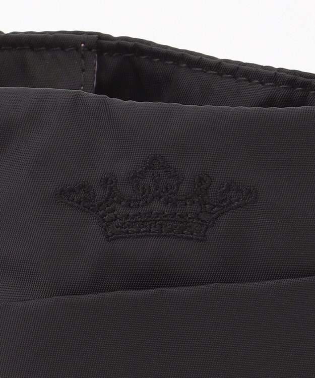 TOCCA 【サスティナブル素材・撥水・WEB＆一部店舗限定】NUOTO NYLON TOTE トートバッグ ブラック（ショルダー紫ピンク）