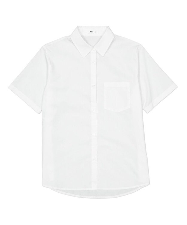 WEGO 【SCHOOLITEM】スクールシャツS／S ホワイト