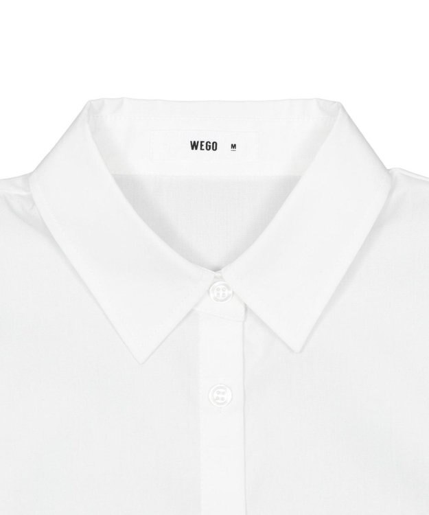 WEGO 【SCHOOLITEM】スクールシャツS／S ホワイト