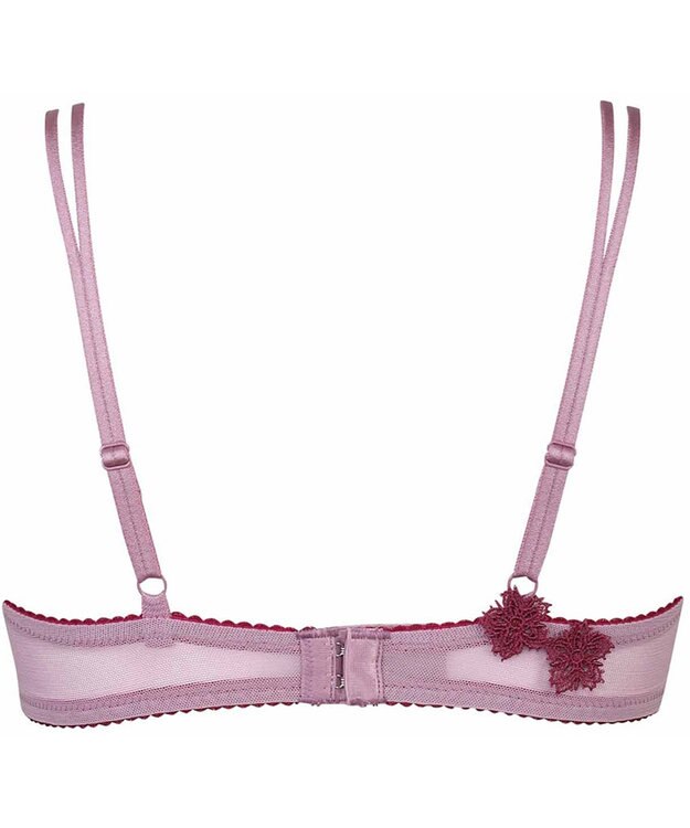 WACOAL ブラジャー 【リボンブラ 胸もとフィットながもち】 動いてもパカパカしにくい レディース BXD409 /ワコール ロマンピンク