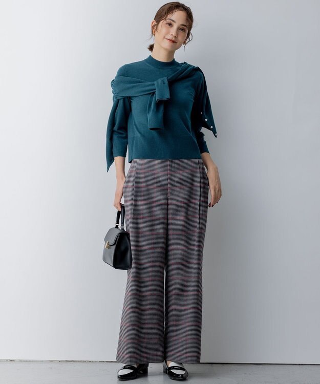 組曲 S 【WEB限定・2SET】ベーシックツイン ニット ダークグリーン系