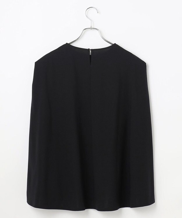 #Newans 【洗える】スクエアシルエットノースリーブカットソー ブラック