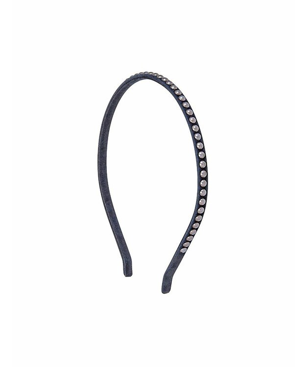 ACCA パールスタッズカチューシャ グレー