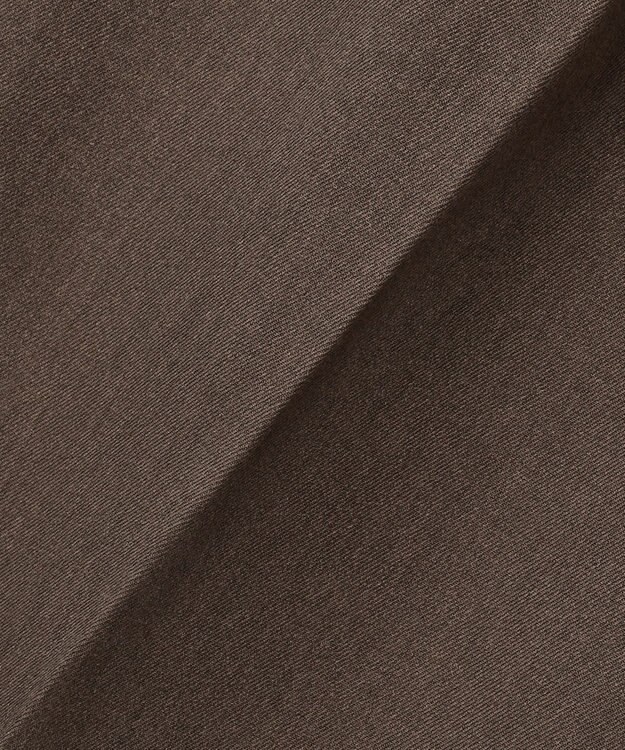 uncrave プルーフウールライクツイル ワイドパンツ ブラウン