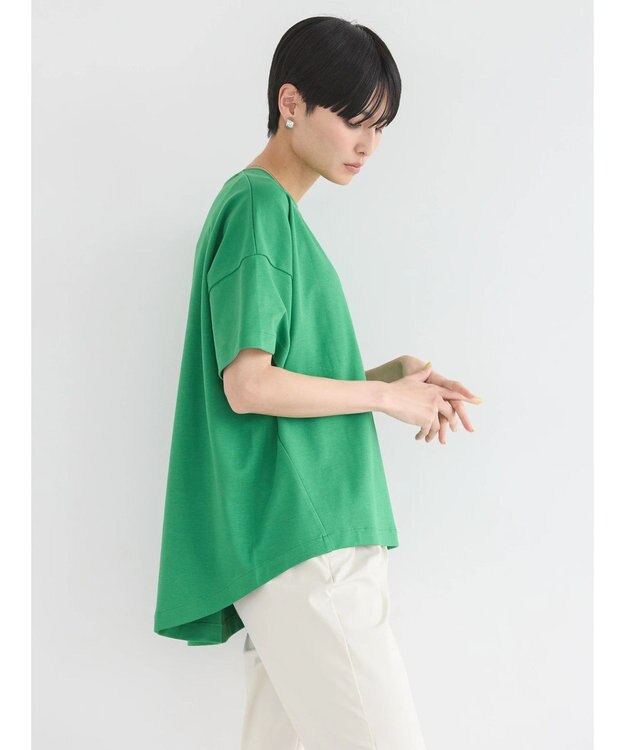 AMERICAN HOLIC 接触冷感バックタックポンチプルオーバー Green