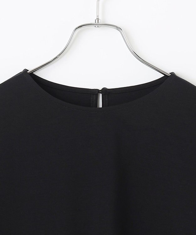 #Newans 【洗える】スクエアシルエットノースリーブカットソー ブラック