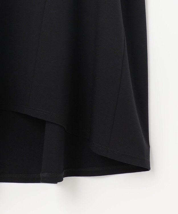 #Newans 【洗える】スクエアシルエットノースリーブカットソー ブラック