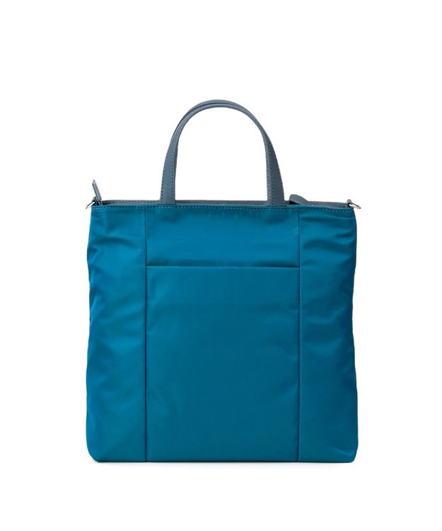 IBIZA ビコロール　ナイロン　2WAYバッグ ターコイズブルー