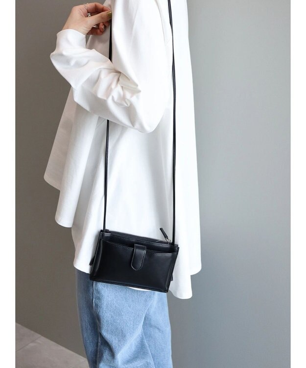 AMERICAN HOLIC マルチウォレットショルダー Black