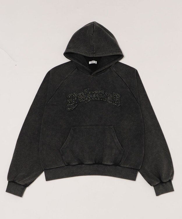 WEGO ショートグラフィックプルパーカー ブラックその他