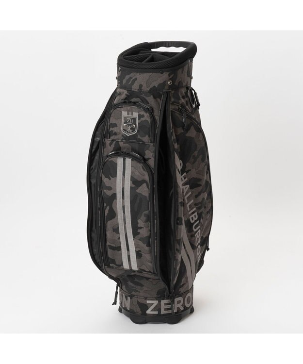 ZERO HALLIBURTON コーデュラキャディバッグ 82051 ブラックカモ柄