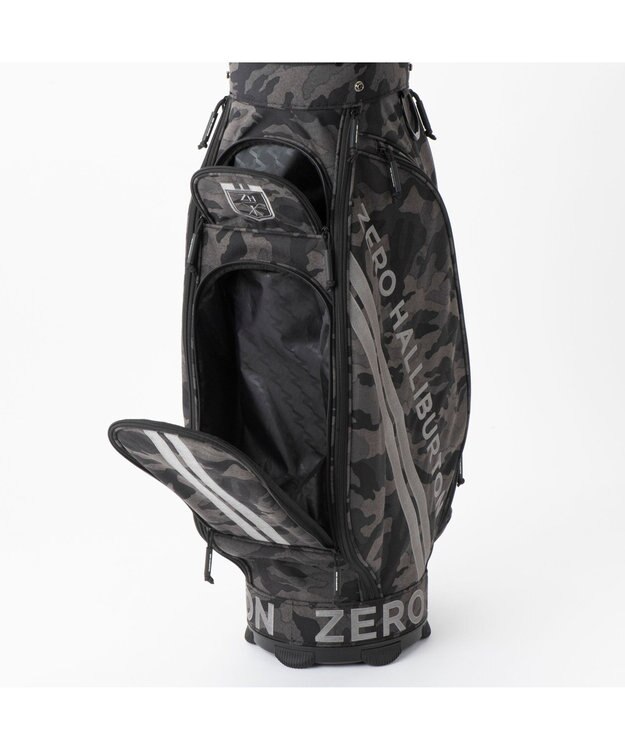ZERO HALLIBURTON コーデュラキャディバッグ 82051 ブラックカモ柄